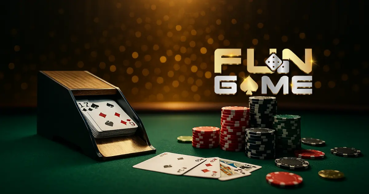 Fungame 娛樂城品牌形象圖，展現新元素風格藍綠金設計